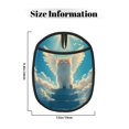 thumbnail image 3 of Pofeuu Sunshine Cute Winged Cat Print Silicone Pot Mat Mitten With Hanging Loop Heat Resistant Oven Mitts Non-Slip Bbq Baking Smoking Potholders, 3 of 7