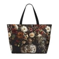 thumbnail image 2 of Balery Vintage Floral Vase A Beach Travel Bag - Water-Resistant, Large Capacity Lightweight Tote with 7 Pockets for Women and Men - Perfect for Beach, Pool, Gym, and Travel, 2 of 7