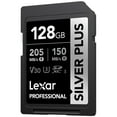 thumbnail image 2 of Lexar 128GB Professional SILVER PLUS UHS-I SDXC Memory Card - 205MB/s Read, 150MB/s Write, V30 Rated, 2 of 5