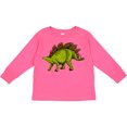thumbnail image 3 of Inktastic Smiling Stegosaurus Boys or Girls Long Sleeve Toddler T-Shirt, 3 of 5