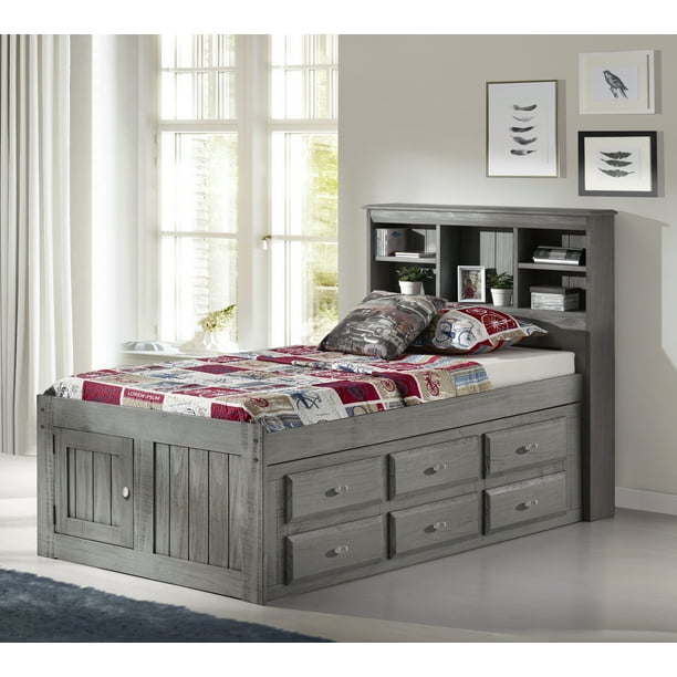 See more ideas about captains bed, viking art, vikings. american furniture classics solid pine twin captains bookcase bed with 6 drawers in charcoal