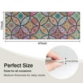 thumbnail image 5 of Yellow Floral Oval Pattern Kitchen Rug Mat,Kitchen Runner Rugs Non Skid Washable,Decorative Kitchen Floor Mats for Kitchen,Sink,Laundry,17"X47", 5 of 5