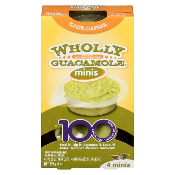 Wholly Guacamole Minis Classic Guacamole, 4.57 g