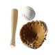 thumbnail image 4 of Juego de béisbol en miniatura Juego de guante y pelota de bate de béisbol Zulema Béisbol en miniatura, 4 of 8