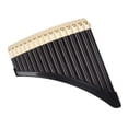 thumbnail image 4 of Instrumento de pipa de Pan llave de resina tradicional CUTICAT 16 tubos marrones, 4 of 8