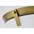 thumbnail image 6 of 60/7751-Nuvo Lighting-Rowen - 4 Light Flush Mount In Traditional Style-5 Inches Tall and 18.5 Inches Wide-Natural Brass Finish, 6 of 14