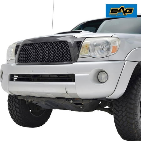 - EAG Tacoma ABS Replacement Grille With Shell for 05-11 Toyota Tacoma - Carbon Fiber Look