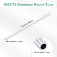 thumbnail image 3 of Tubo redondo de aluminio 6063 de 400 mm, 7 mm ID 10 mm OD, tubería de aluminio sin costura para construcción / mecanizado / manualidades DIY [0.28x0.39x15.75IN], 3 of 7