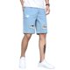 thumbnail image 4 of Txlixc pantalones cortos de mezclilla transpirables de verano para hombre, pantalones cortos de pierna recta rasgados para hombre Txlixc Moda, 4 of 8