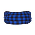 thumbnail image 2 of Rocae Buffalo Plaid Blue Black for Sweatbands Sports Headband for Men and Women,Fashion Sweat Bands Headbands for Running,Cycling,Football, Yoga, Fitness, 2 of 9
