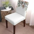 thumbnail image 2 of Stretch Dining Chair Covers Set of 6, Christmas Holly Leaves Branch Berry Winter Pine Needles Pine Cone Removable Dining Chair Protector Slipcovers for Kitchen Party Restaurant, 2 of 6