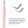 thumbnail image 4 of Lash Tweezers for Eyelash Extensions Professional Fiber Tip Lash Tweezers Precision Lash Extension Tweezers for Individual Volume Lashes Extension Precision Tweezers, 4 of 6