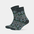 thumbnail image 5 of GoWith Women's Alpaca Wool Crew Vintage Socks with Nordic Pattern | 2 Pairs | Model: 2057, 5 of 13