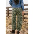 thumbnail image 2 of TinyCribz Women's Paisley Denim Pants, Casual High Waist Jeans 16, 2 of 7