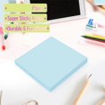 thumbnail image 4 of Super Sticky Notes, 3x3 Inches, 12 Pads, Morandi Colors, Bulk Pack, Superior Stickiness, Eco-Friendly, Portable, Perfect, 4 of 5