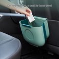 thumbnail image 2 of Apertura grande plegable con cubo de basura Gabinete de ahorro de espacio con bolsa de basura Organizador de bolsas de baño Bote de basura de 10 l, blanco Scienceny HA009560-03B, 2 of 6