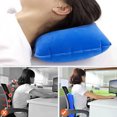thumbnail image 3 of Billuyoard Plegable portátil para viajes al aire libre, almohada para dormir, tienda de campaña, almohada inflable, avión, hotel, descanso, almohadas Juegos de cama azul Billuyoard JJ4668-05B, 3 of 6