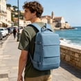thumbnail image 2 of FEOLGEHLY Travel Backpack for Women Men, Large Backpack, College Backpack, Laptop Backpack, Work Backpack, Lightweight, Daypack Hiking Backpack with Compartment for Travel Commute (Blue), 2 of 9