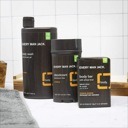 every man jack citrus scrub body wash