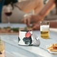 thumbnail image 5 of Yayeee Ashtray with Lid for Cigarette Smokeless Stainless Steel Home Ash Holder, Abstract Elephant, 5 of 7