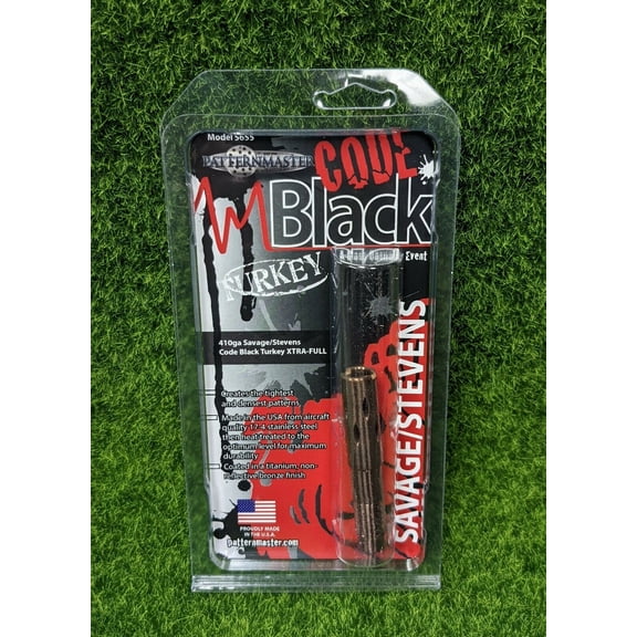 Patternmaster Code Black Turkey 410ga Savage/Stevens XTRA-FULL - 5655