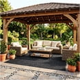 thumbnail image 2 of Koeckritz Rugs Tactic Solid Black Indoor/Outdoor Turf Patio Area Rug, 8' x 12', 2 of 7