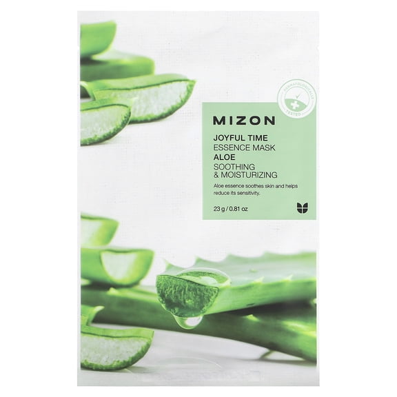Mizon Joyful Time Essence Beauty Mask, Aloe, 1 Sheet, 0.81 oz (23 g)