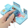 thumbnail image 2 of HLONK Toy Cash Register Lights and Sounds Kids Cash Register Safe Rounded Design Cash Register, 2 of 7