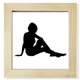thumbnail image 1 of Caliente mujer hermosa mujer silueta Pantalla de escritorio de pared de fotograma cuadrado, 1 of 4