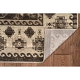 thumbnail image 4 of Contemporary Home Living 2' x 3' Rectangular Geometric Medallion Area Throw Rug - Gray and Charcoal, 4 of 7