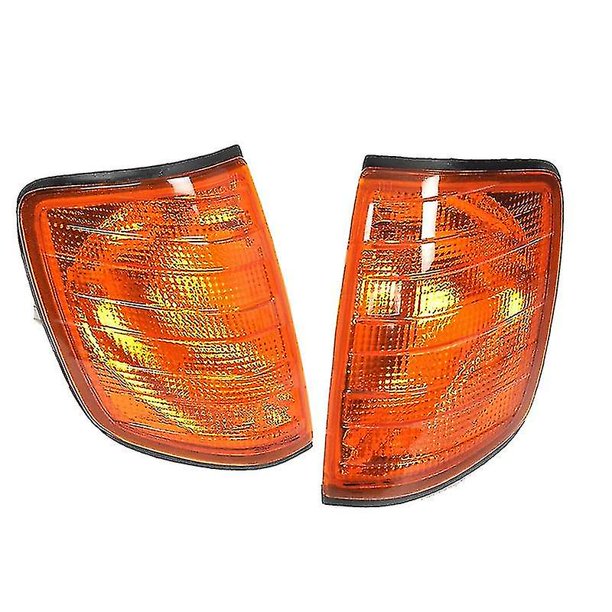 Luces de señal de giro de esquina ámbar L + r para coche W124 Clase E Sedan 85-95