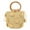 Beige, variant on Yucurem Women Straw Bucket Bag With Pearls Drawstring Wrist Bag Summer Beach Bag (Camel) Casual straw bag (Camel)