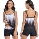 thumbnail image 2 of Traje de baño de talle alto para mujer, chaleco de 2 piezas, pantalones cortos, trajes de baño para mujer Fridja  nalpqowj23143, 2 of 8