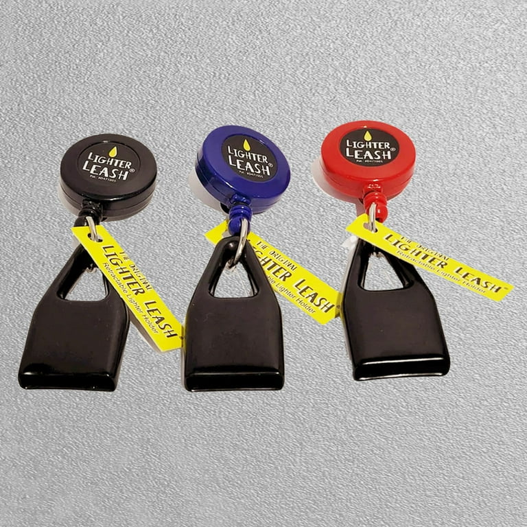 cigarette lighter holder The Original Retractable Lighter Leash Clip Holder Assorted Colors (Fits  Standard BIC Lighters)