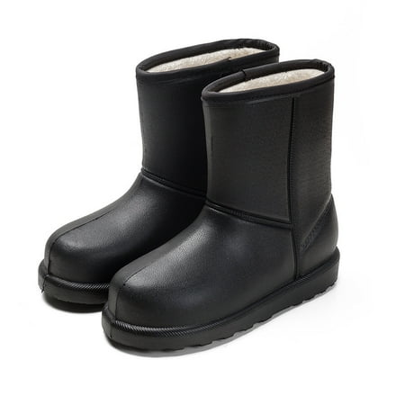 

Snow Boots Women‘s Winter Warm Fleece-lined Thickened Short Cotton Shoes Women‘s Car Washing Kitchen Work Shoes