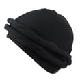 thumbnail image 2 of Turbante para Hombre, Bufanda con Forro de Seda Satinada, Turbante Tipo Camiseta para Rastas., 2 of 4