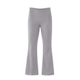 thumbnail image 4 of Mifsaly Yoga Pants for Women High Waisted Flare Leggings Soft Stretchy Workout Activewear with Pockets Gray,S, 4 of 8