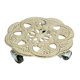 thumbnail image 3 of Soporte rodante para plantas, ideal para terraza, jardín, sala de estar, patio, interior y exterior, con ruedas. Blanco, 3 of 8