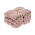 thumbnail image 2 of Superior 800 GSM Egyptian Cotton 4-Piece Hand Towel Set, Soft Ultra Absorbent Towels, Teal, 2 of 10