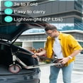 thumbnail image 6 of Folding Electric Scooter for Adults - 350W Motor 8.5" Solid Tires, up to 19MPH and 20Miles Long-Range Portable Commuting Scooter, 6 of 7