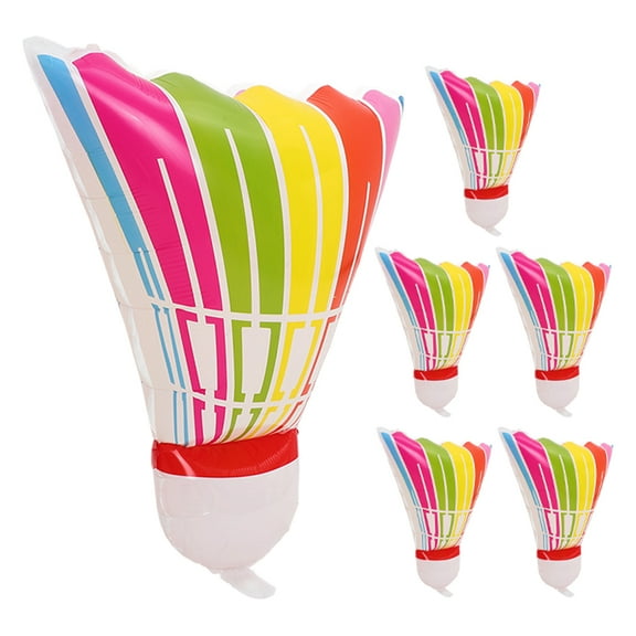 HOMEMAXS Giant Inflatable Badminton Balloon Set for Party Decoration Made of PE Material Multi Color