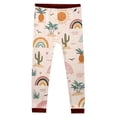 thumbnail image 5 of Toddler Boys Clothes 3-Piece Sun Moon Print Short Sleeve Tops Shorts Pants Loungewear Outfits Set Size 2-3T ,Brown, 5 of 5