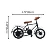 thumbnail image 3 of Charming Iron Bicycle Showpiece – Rustic Finish with Wooden Accents, Adds Timeless Charm to Any Space, 3 of 7