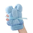 thumbnail image 6 of Clearance Wipes under $5 Bath Towel Baby Gift Bear Shape Packed Coral Velvet Gift Pineapple Plaid Towel Gift Bear Towel, 6 of 7