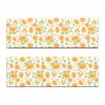 thumbnail image 2 of Flower Bench Cushion Set of 2, Peony Bouquets Romantic Holiday Season Classic Old Days Floral Art, Standard Size Foam Pad and Decorative Cover, Pale Orange Green White, by Ambesonne, 2 of 4