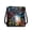 Baseball Paint Splatter Design, variant on Adjustable Strap Satchel Bag for Daily Use Outdoor Travel, PU Leather Spacious Wear Resistant Sling Bag, Dolphin and Butterfly Pattern