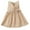 Khaki832, variant on MEZZALL Girls Summer Dresses V-Neck Casual Dress For Toddlers 1-6 Years Elastic Waist Breathable Comfortable Outfit For Daily Wear Stylish Baby Wear