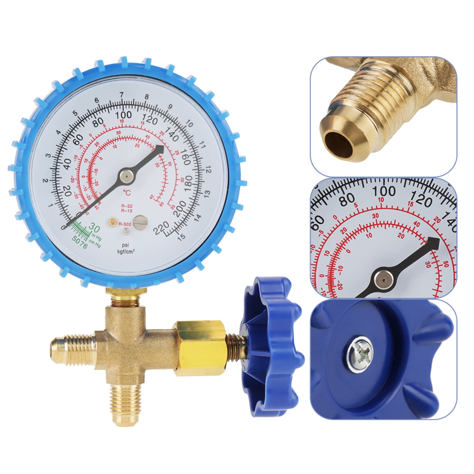 Check Pressure Air Conditioning Pressure Gauge, Refrigerant Recharge