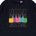 thumbnail image 3 of Inktastic Future Nail Tech Baby Sweatshirt, 3 of 4