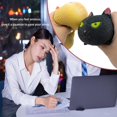 thumbnail image 5 of Squishy Fidget Sensory Stress Juguetes en forma de gato para niños, adultos, adolescentes, niños, descompresión, alivio del apretón, juguetes calmantes para niños y adultos, alivio de la ansiedad (neg, 5 of 5